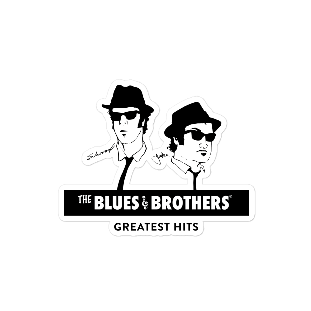 Blues Brothers Kiss Cut Stickers