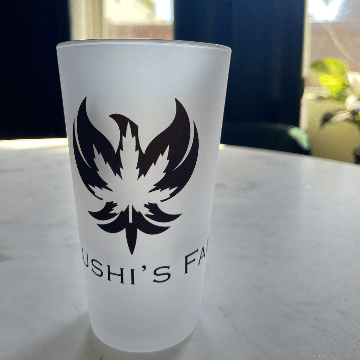 Belushi's Farm Phoenix Frosted Pint Glass