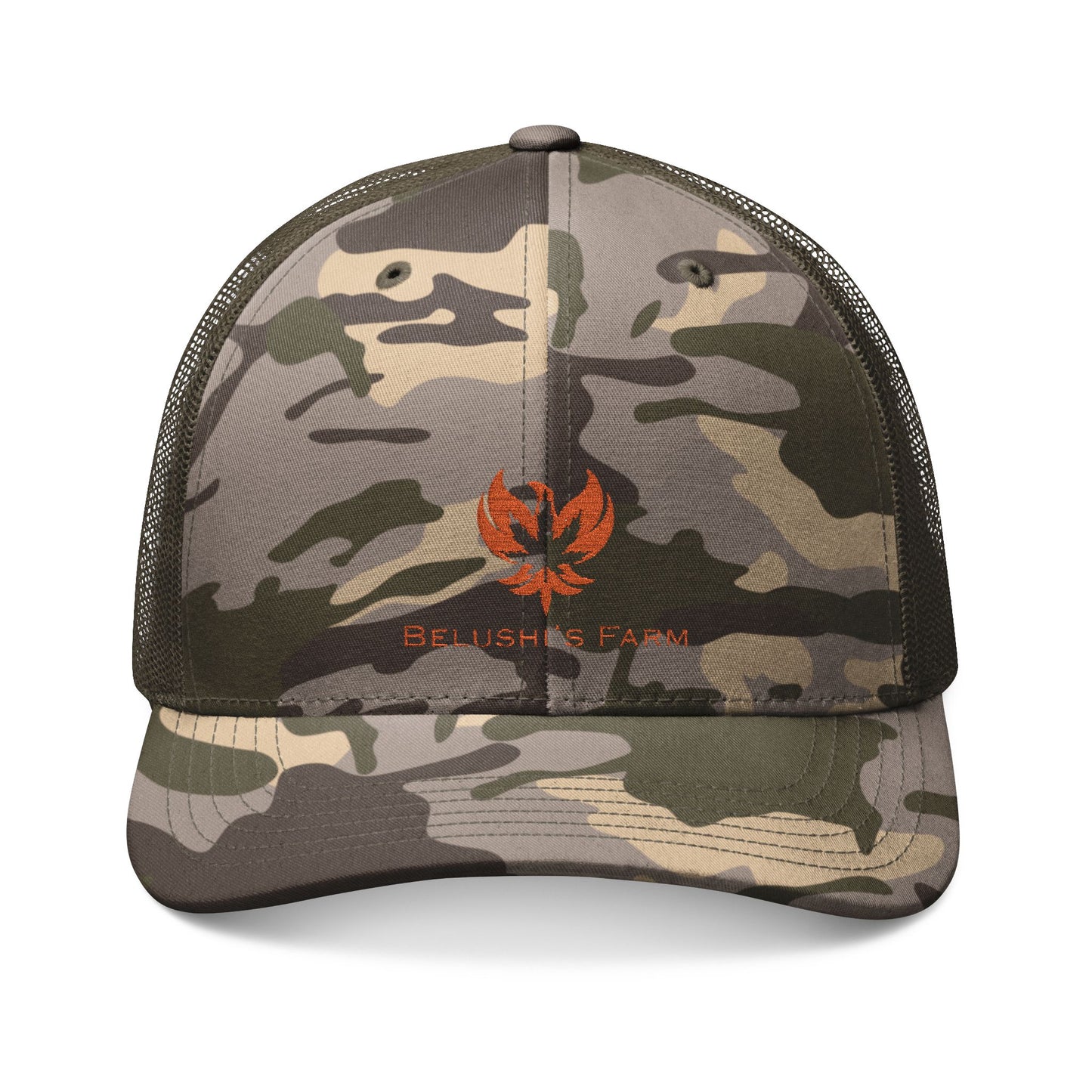 Belushi's Farm Camo Trucker Hat