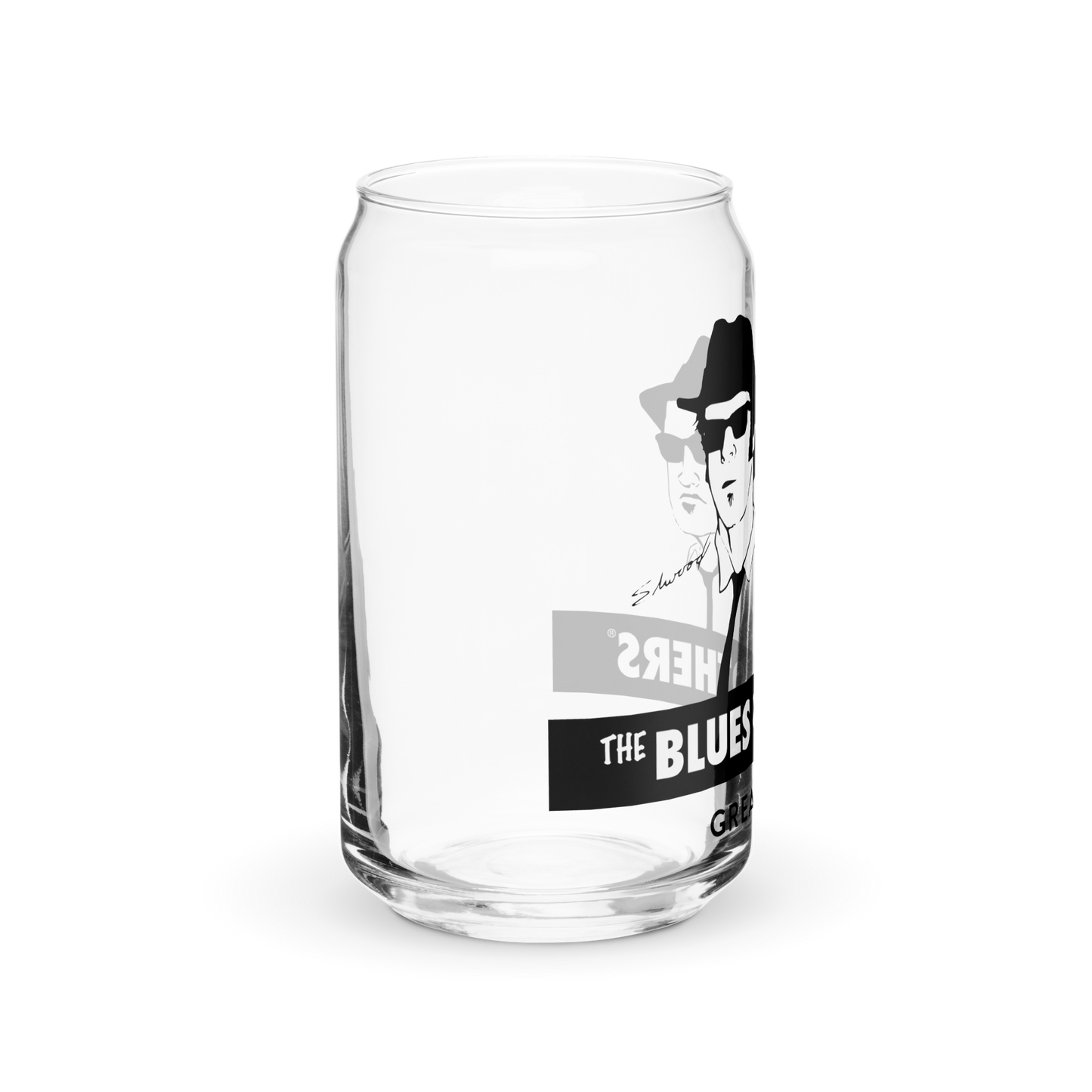 Blues Brothers - Can-shaped glass