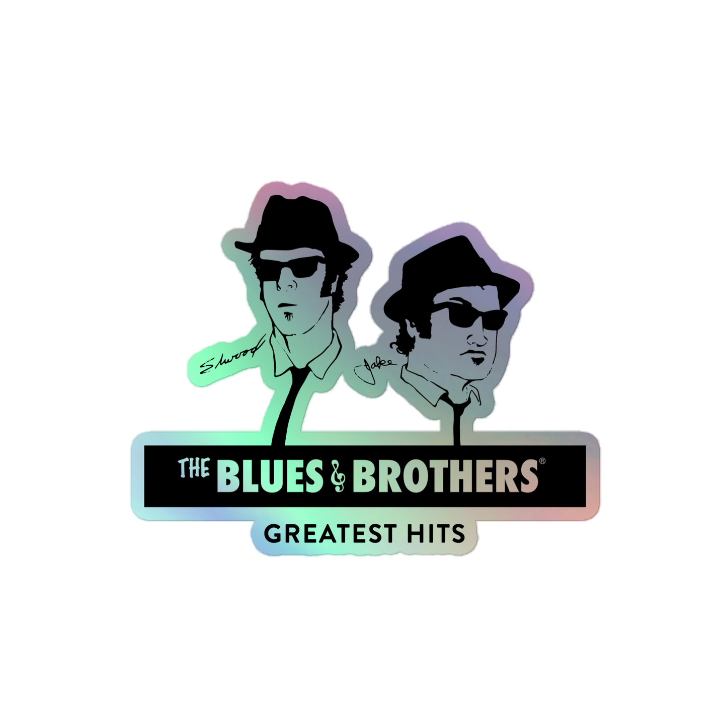 Blues Brothers - Holographic stickers