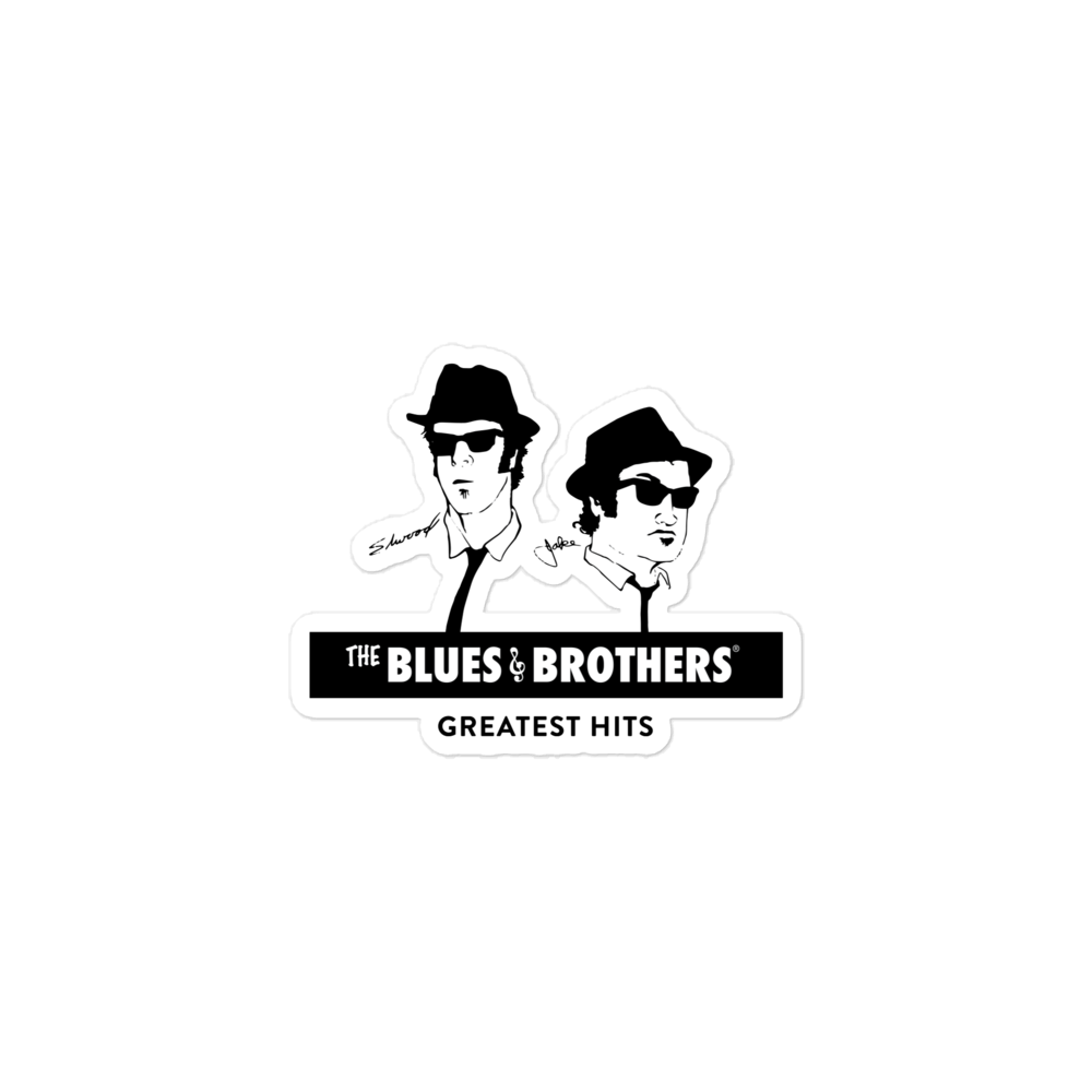 Blues Brothers Kiss Cut Stickers