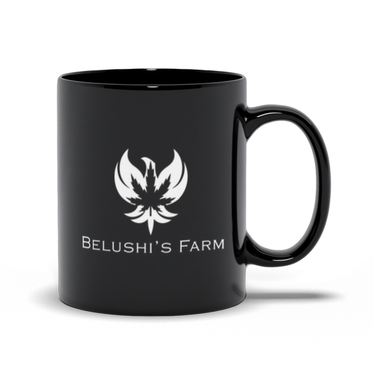Belushi's Farm Phoenix Black Mug